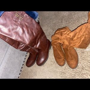 2 Pairs Of Brown Boots 👢